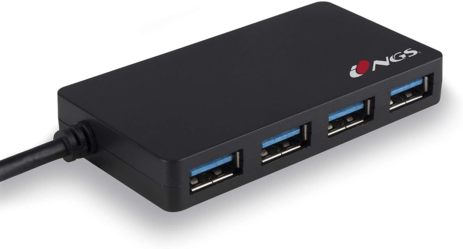 NGS IHub 3.0: dispositivo de 4 puertos para conectar dispositivos adicionales NGS IHub 3.0: dispositivo de 4 puertos para conectar dispositivos adicionales