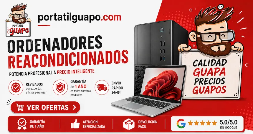 Ordenadores y portátiles reacondicionados en Sevilla — HP, Dell, Lenovo. Mundo Informática