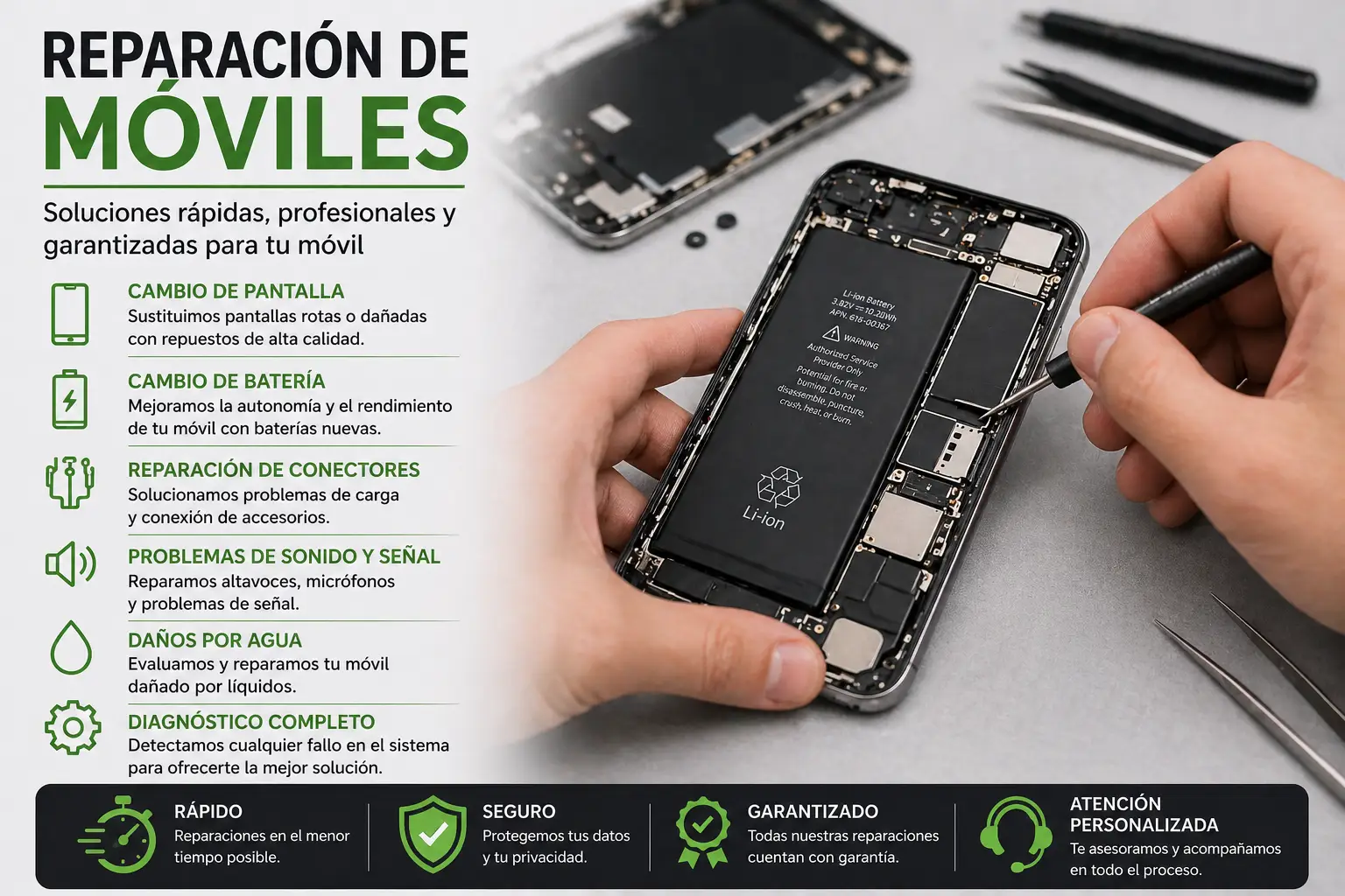 Reparación de Móviles en Polígono Sur (Sevilla) — iPhone, Samsung, Xiaomi. Mundo Informática